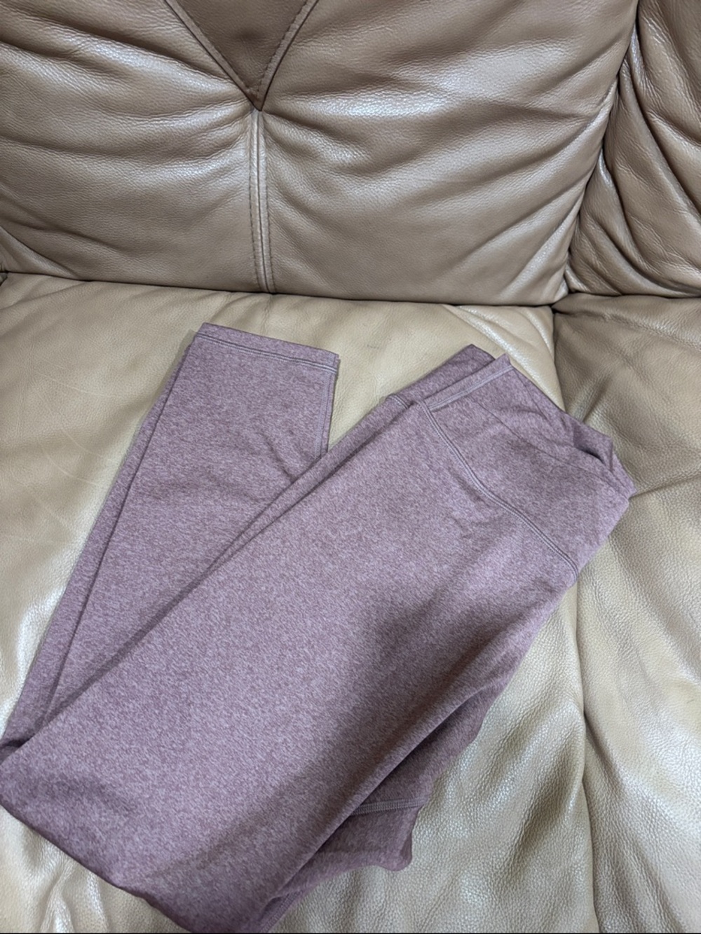 Old Navy Heathered Mauve High-Rise Leggings